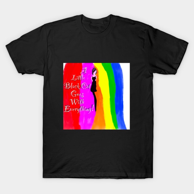 A little Black Cat T-Shirt by TAP4242